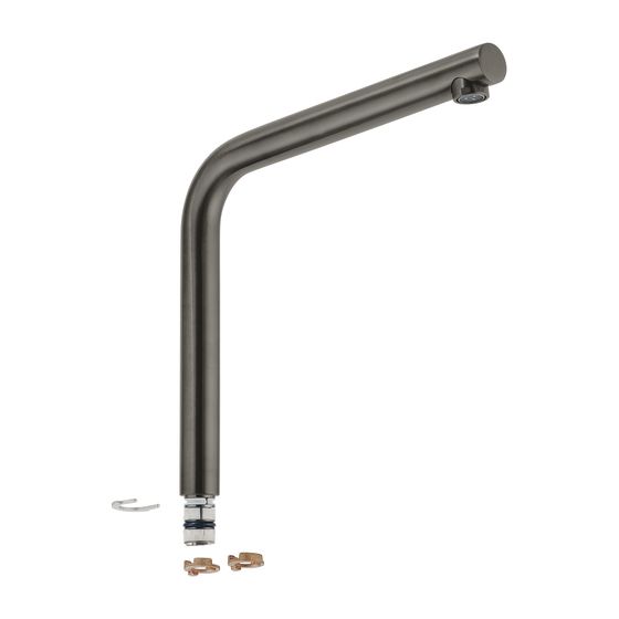 Grohe Auslauf Hard Graphite gebürstet für Einhand-Spültischbatterie