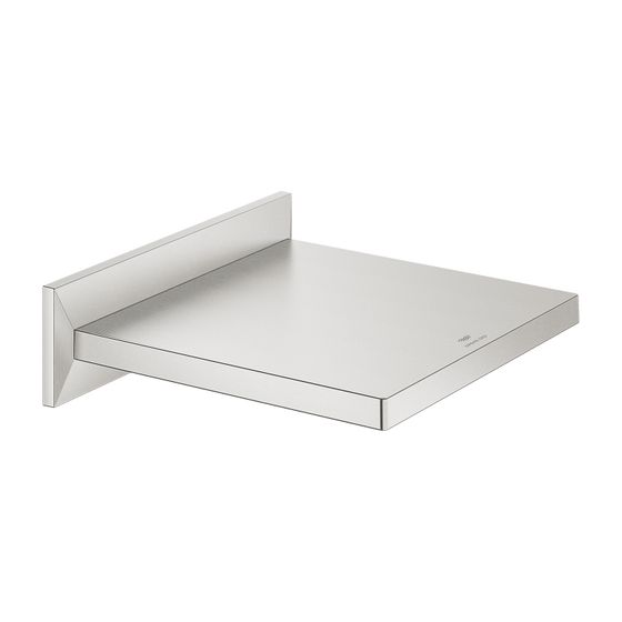 Grohe Allure Brilliant Schwallauslauf Supersteel, Ausladung 180mm für Wanne und Brause