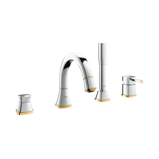 Grohe Grandera 4-Loch-Einhand-Wannenkombination chrom/gold 19936IG0