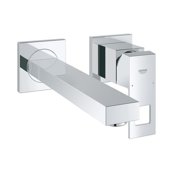 Grohe Eurocube 2-Loch-Waschtischbatterie chrom 23447000