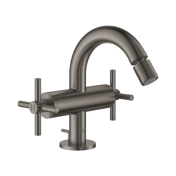 Grohe Atrio Bidet-Einlochbatterie 1/2" hard graphite gebürstet 24027AL3