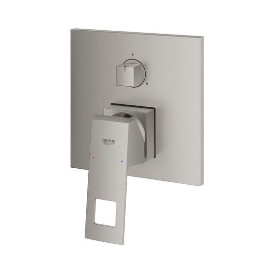 Grohe Eurocube Einhandbatterie mit 3-Wege Umstellung supersteel 24094DC0