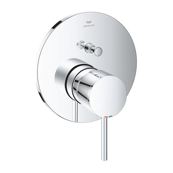 Grohe Atrio Einhand-Wannenbatterie Chrom, Fertigmontageset für Rapido SmartBox