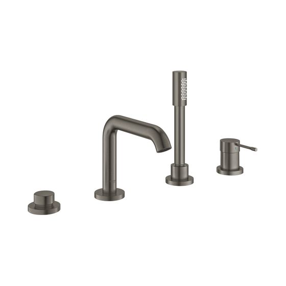 Grohe Essence 4-Loch-Einhand-Wannenkombination hard graphite gebürstet 25251AL1