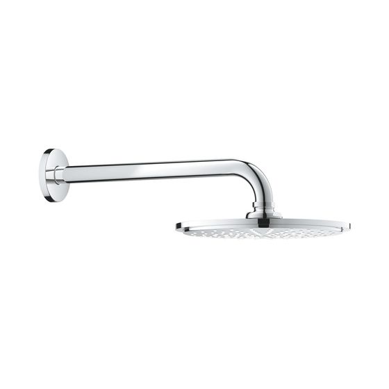 Grohe Rainshower Cosmopolitan 210 Kopfbrauseset, Brausearm 286mm, 1 Strahlart, 8,5l/min, Chrom, 26062000