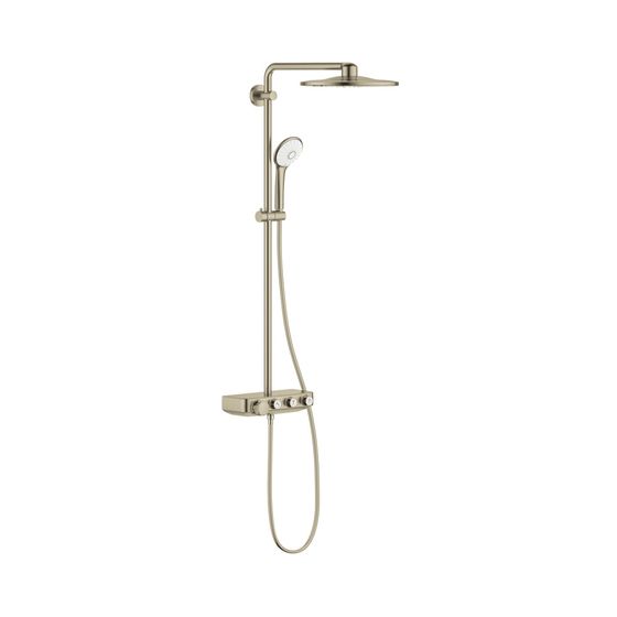 Grohe Euphoria SmartControl System 310 Duo Duschsystem mit Thermostatbatterie Wandmontage nickel gebürstet 26507EN0