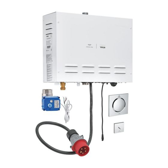 Grohe Dampfgenerator F-digital Deluxe 400V ohne Rohbau-Komponenten