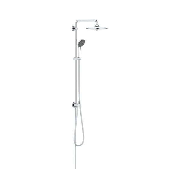 Grohe Vitalio Joy System 260 Duschsystem mit Umstellung für die Wandmontage, QuickFix, Chrom, 27357002