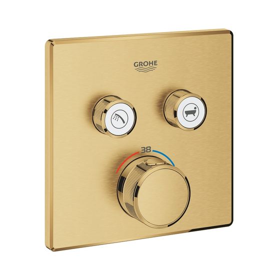 Grohe Grohtherm SmartControl Thermostat 2 Absperrve. cool sunrise geb. 29124GN0