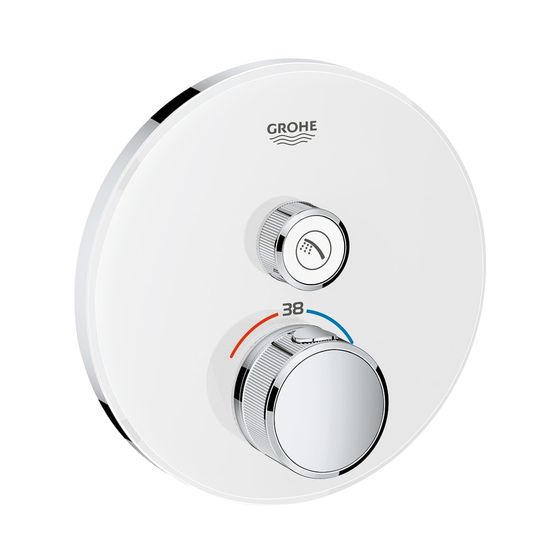 Grohe Grohtherm SmartControl Thermostat mit 1 Absperrventil moon white 29150LS0