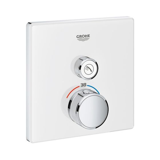 Grohe Grohtherm SmartControl Thermostat mit 1 Absperrventil moon white 29153LS0