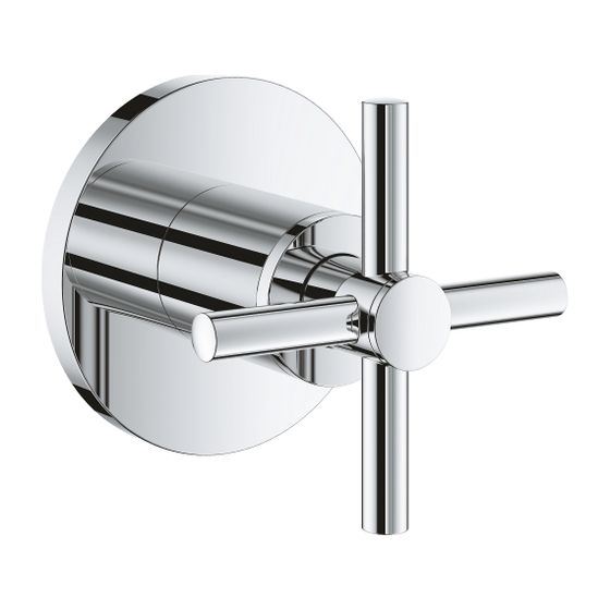 Grohe Atrio Unterputz-Ventil-Oberbau Chrom, mit Kreuzgriffen für UP-Ventile 35028 oder 29032