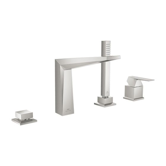 Grohe Allure Brilliant 4-Loch-Einhand-Wannenkombination Supersteel