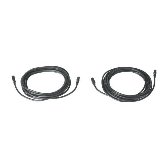 Grohe Kabelverbindung Rainshower F-Series, für Einbau der Deckenbrause mit Licht 27 865 000, 2 Verlängerungskabel, 5m
