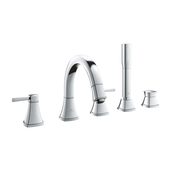 Grohe Grandera 5-Loch-Wannenkombination, Chrom