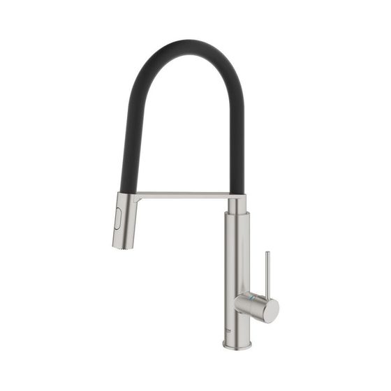 Grohe Concetto Einhand-Spültischbatterie 1/2" supersteel 31491 Brause ausziehbar