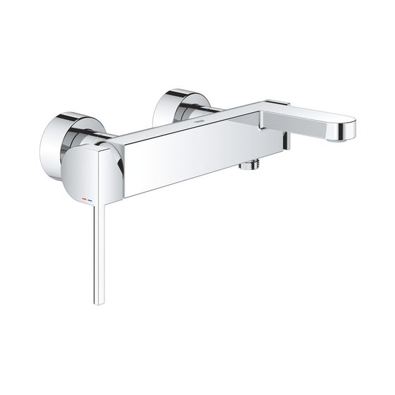 Grohe Plus Einhand-Wannenbatterie, Wandmontage, Chrom, 33553003