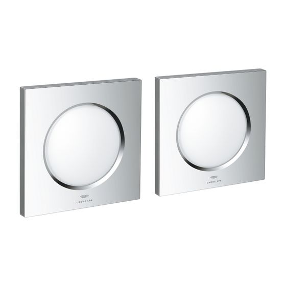 Grohe Rainshower Lichtmodulewer F-Series 127x127mm pro Modul, Chrom