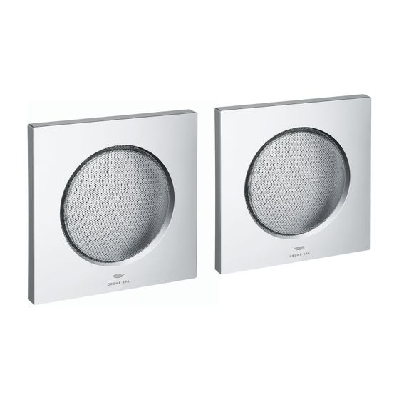 Grohe Rainshower Musikmodulewer F-Series 127x127mm pro Modul, Chrom