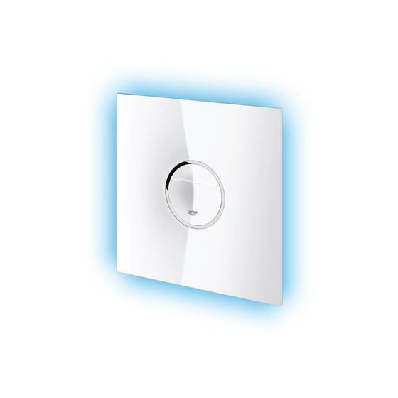Grohe Veris Light WC-Betätigung mit LED in Blau, Rot, Gelb, Weiß, Moon White, 38915LS0