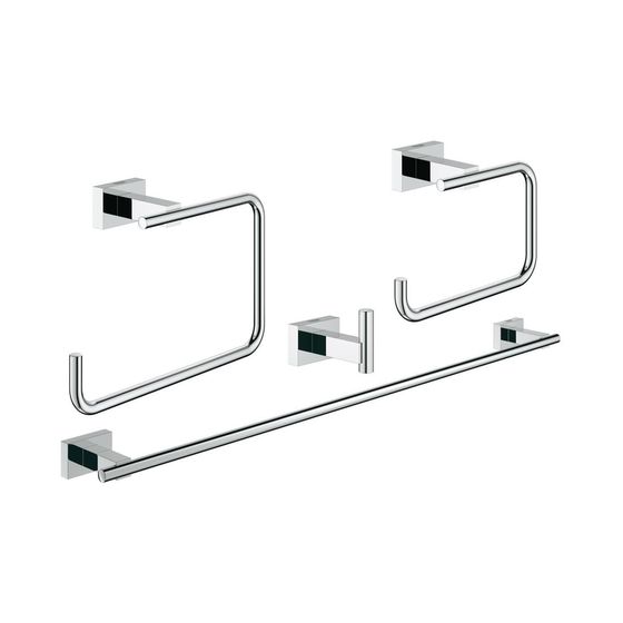 Grohe Essentials Cube Bad-Set 4 in 1 chrom 40778001