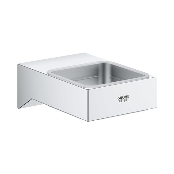 Grohe Selection Cube Halter für Glas/Seifenschale/-spender, Chrom, 40865000