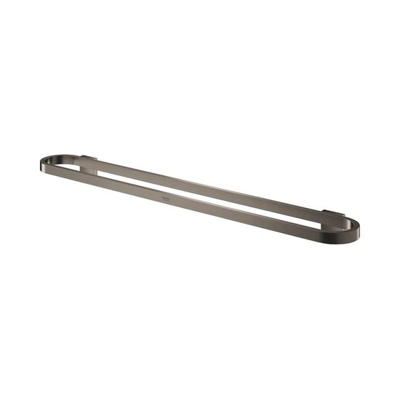 Grohe Selection Badetuchhalter, 600mm, auch Halter für Glasablage 41057, Hard Graphite gebürstet, 41056AL0