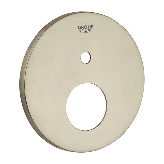 Grohe Rosette rund für Einhandmischer-Fertigmontageset mit 2-Wege Umstellung Nickel gebürstet