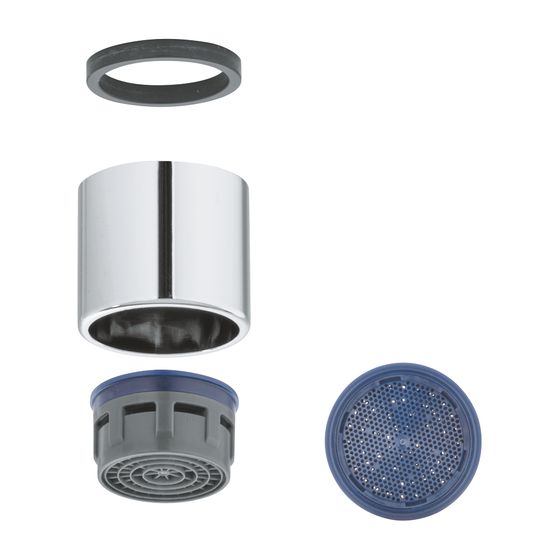 Grohe Mousseur Innengewinde M22x1 Durchflussklasse B 25l/min, Chrom