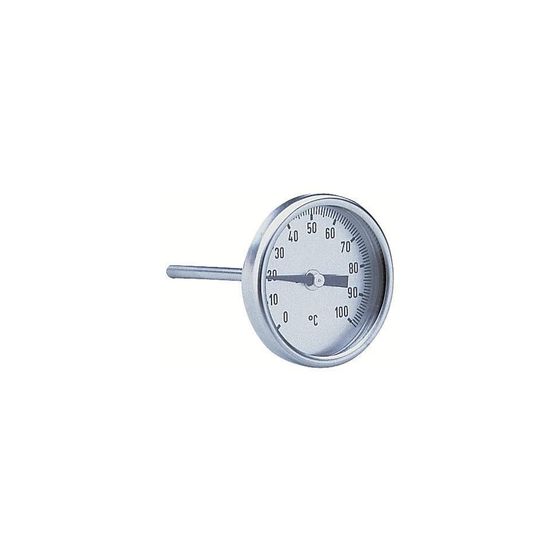 Grohe Thermometer 1/4" chrom für Thermostat-Batterien, mit Abgangsbogen 06225000