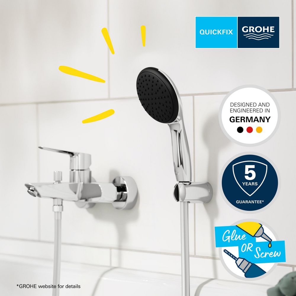 Grohe Start Einhandwandarmatur (Wandmontage, Mengenbegrenzung Temperaturbegrenzer, S-An... GROHE-25283002 4005176766763 (Abb. 7)