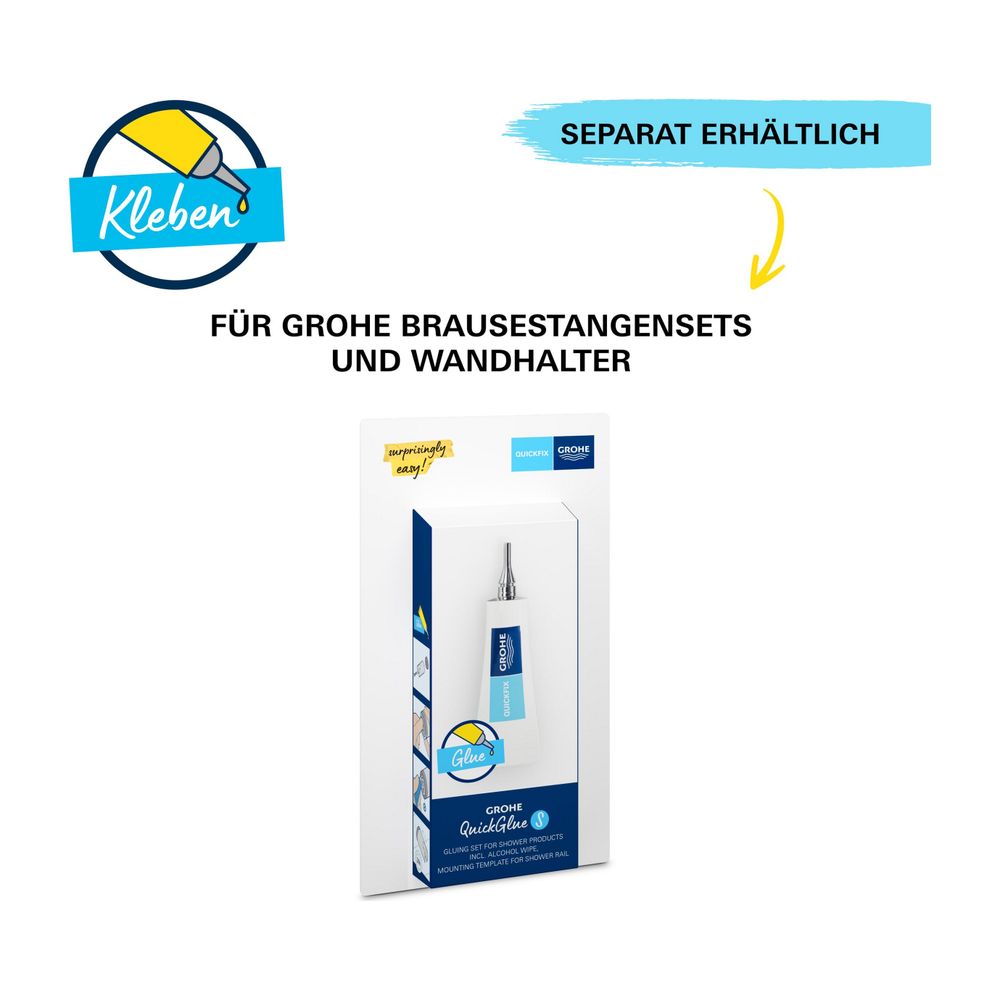 Grohe Start Einhandwandarmatur (Wandmontage, Mengenbegrenzung Temperaturbegrenzer, S-An... GROHE-25283002 4005176766763 (Abb. 8)