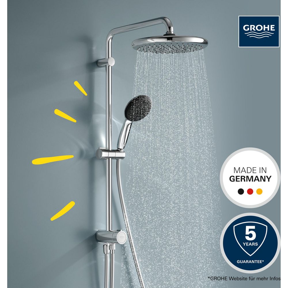 Grohe Vitalio Start System 250 Flex Duschsystem mit Umstellung Wandmontage Durscharm 39... GROHE-26680001 4005176767296 (Abb. 2)