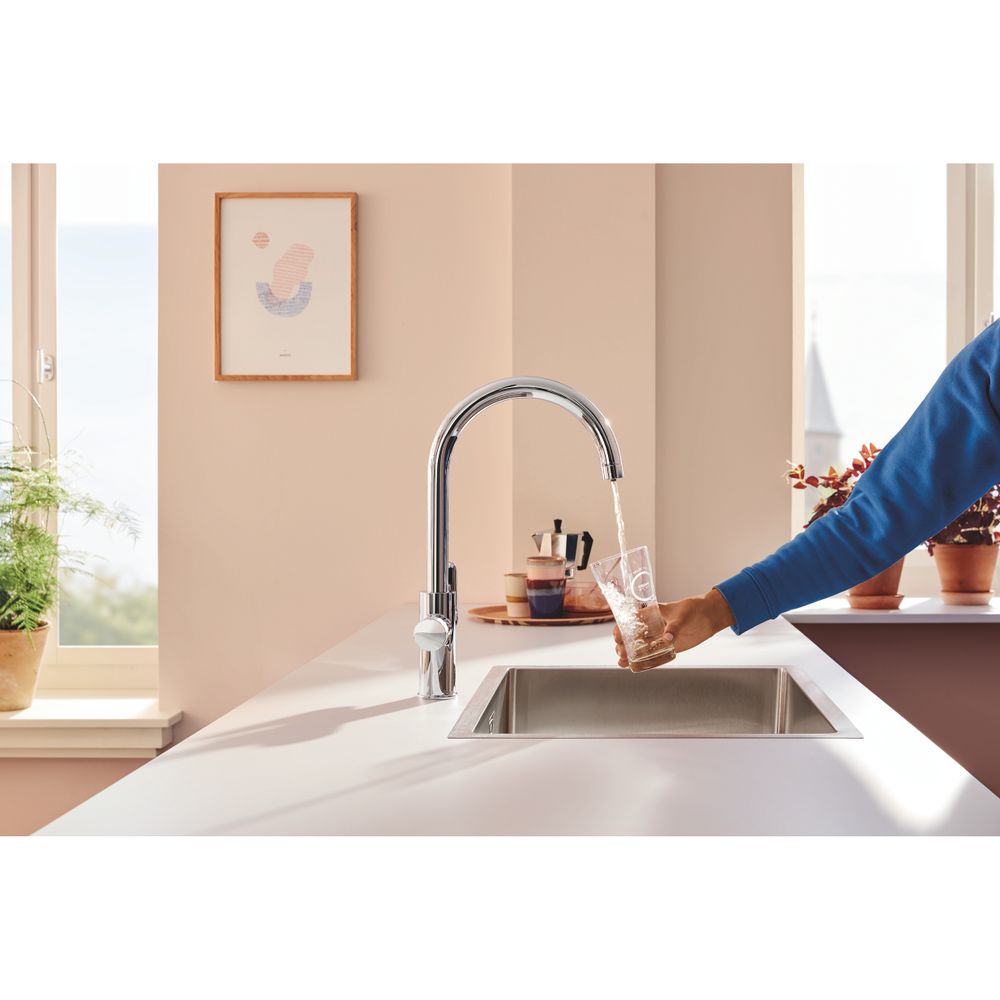Grohe Blue Pure Start Starter Kit mit Ultrasafe Filter, C-Auslauf, 150 Grad schwenkbar,... GROHE-30594000 4005176745065 (Abb. 2)