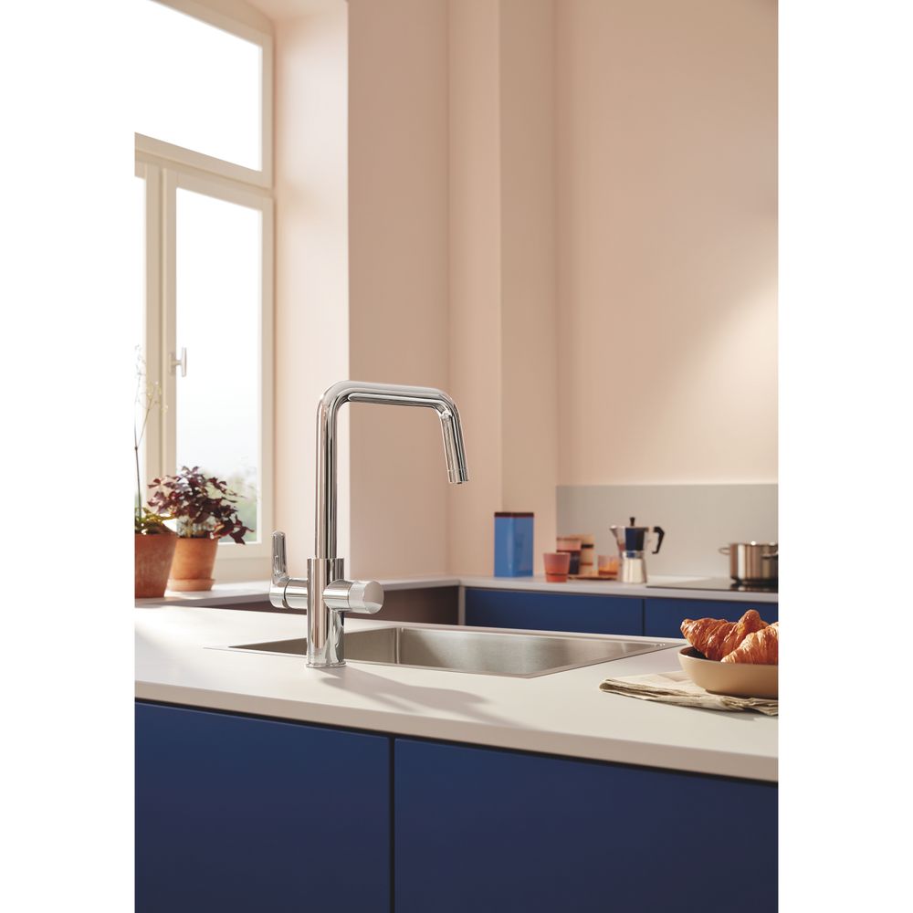Grohe Blue Pure Start Starterset mit Mini Aktivkohlefilter, U-Auslauf, 150 Grad schwenk... GROHE-30596000 4005176745096 (Abb. 3)