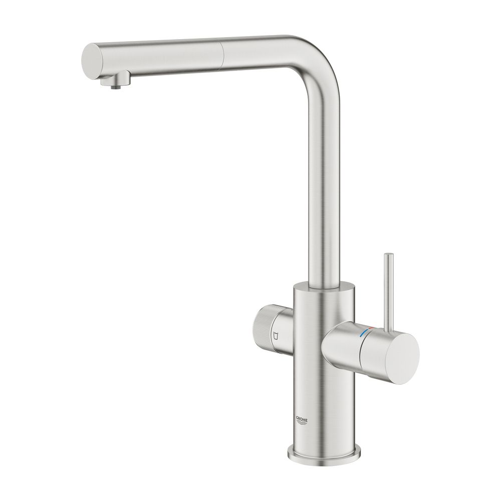 Grohe Blue Pure Minta Einhand-Spültischarmatur mit Filter, L-Auslauf, herausziehbarer A... GROHE-30601DC0 4005176745157 (Abb. 2)