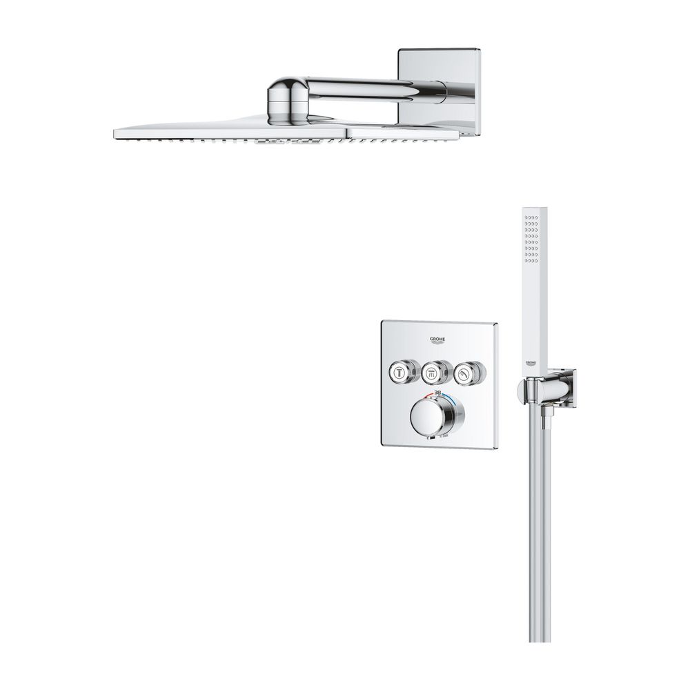 Grohe Precision SmartControl Unterputz Duschsystem Vitalio SmartActive 310 Cube Kopf-, ... GROHE-34875000 4005176791376 (Abb. 2)