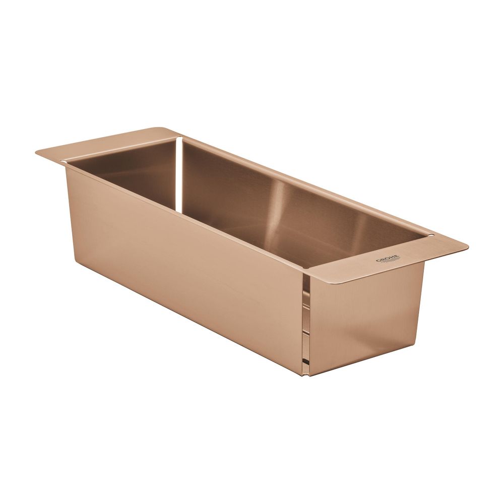 Grohe Küchenspülen-Sieb 450x150x100mm Warm Sunset gebürstet, spülmaschinenfest, korrosi... GROHE-40852DL0 4005176740602 (Abb. 1)