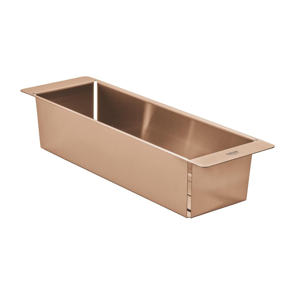 Grohe Küchenspülen-Sieb 490x150x100mm Warm Sunset gebürstet, spülmaschinenfest, korrosi... GROHE-40853DL0 4005176740718 (Abb. 1)