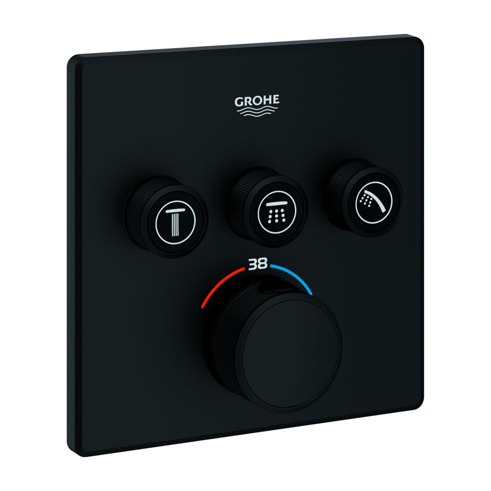 Grohe Thermostat Grohtherm SmartControl 7, 2 Absperrventile, integriertem Brausehalte... GROHE-102167KF00 4067393018780 (Abb. 1)