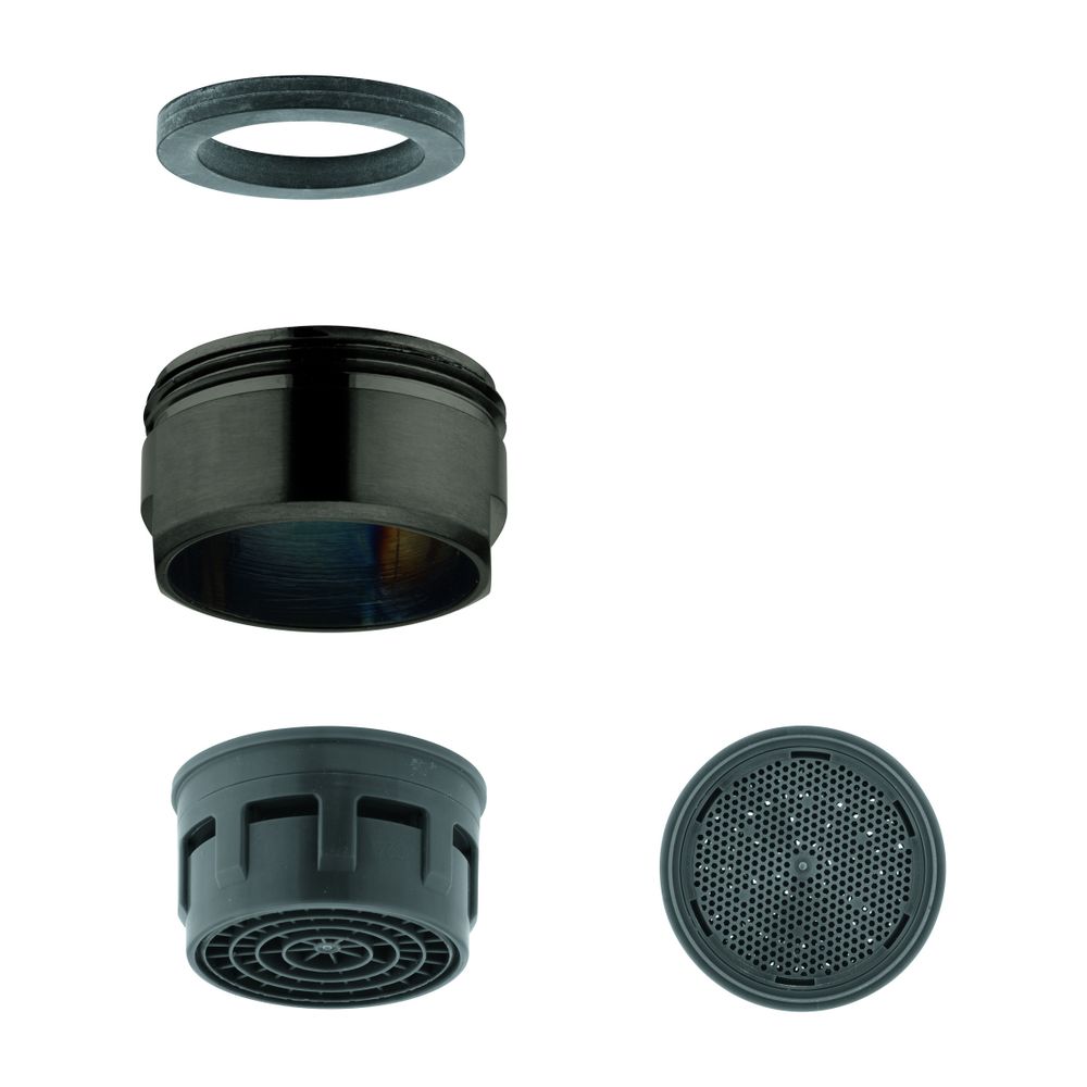 Grohe Mousseur M24x1, Hard Graphite gebürstet... GROHE-13952AL0 4005176618864 (Abb. 1)