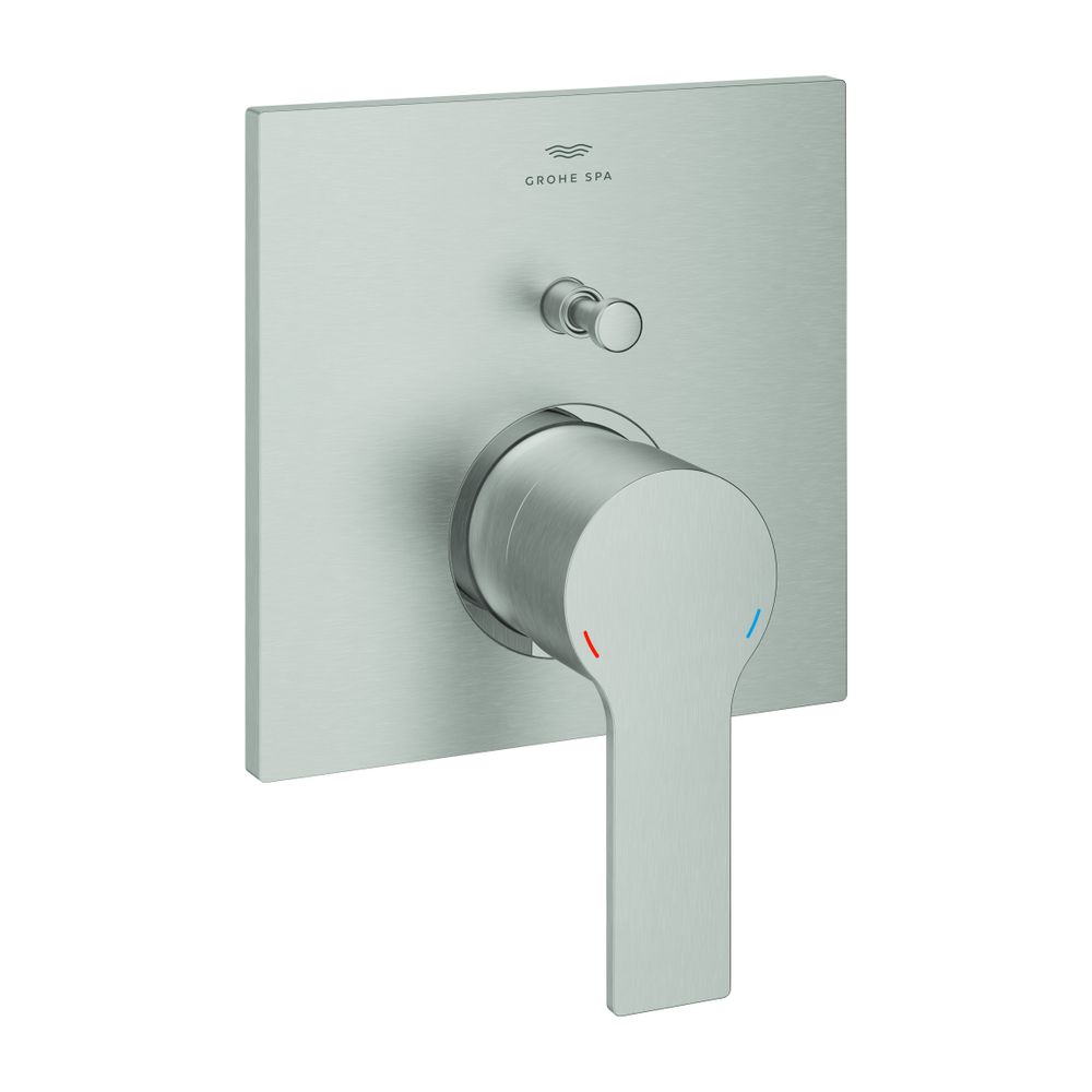 Grohe Rapid Allure Einhand-Wannenbatterie Fertigmontageset Supersteel für Rapido SmartB... GROHE-19315DC1 4005176954115 (Abb. 1)
