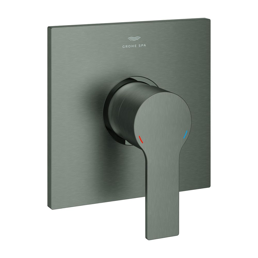 Grohe Allure Einhand-Brausebatterie, Hard Graphite gebürstet, Fertigmontageset für Rapi... GROHE-19317AL1 4005176513718 (Abb. 1)