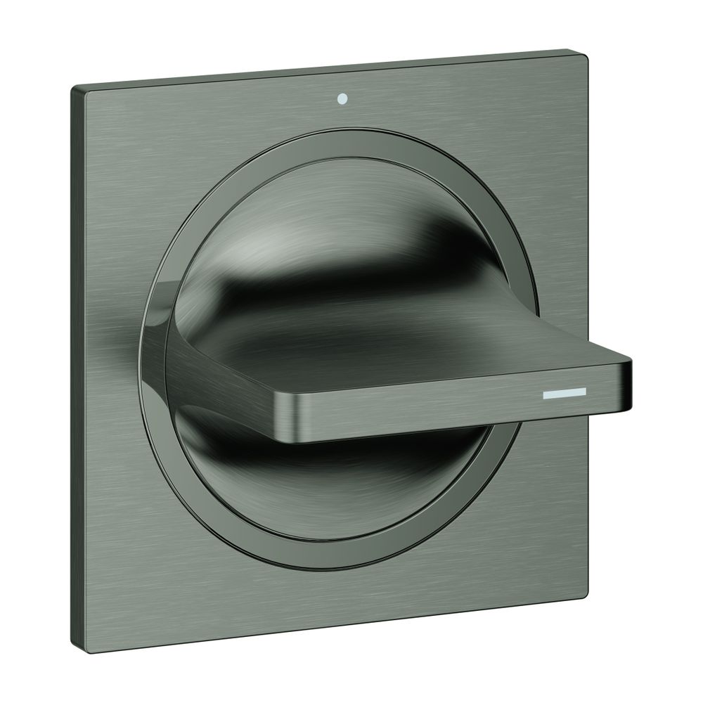 Grohe Allure Unterputz-Ventil Oberbau Hard Graphite gebürstet ohne Unterputz-Einbaukörp... GROHE-19334AL1 4005176513510 (Abb. 1)