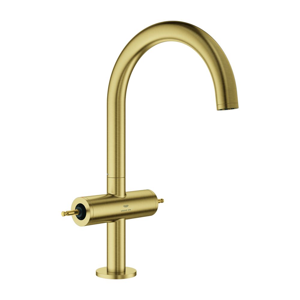 Grohe Atrio PC Waschtisch-Einlochbatterie L-Size, Cool Sunrise gebürstet für Hebelgriff... GROHE-21134GN0 4005176510830 (Abb. 1)
