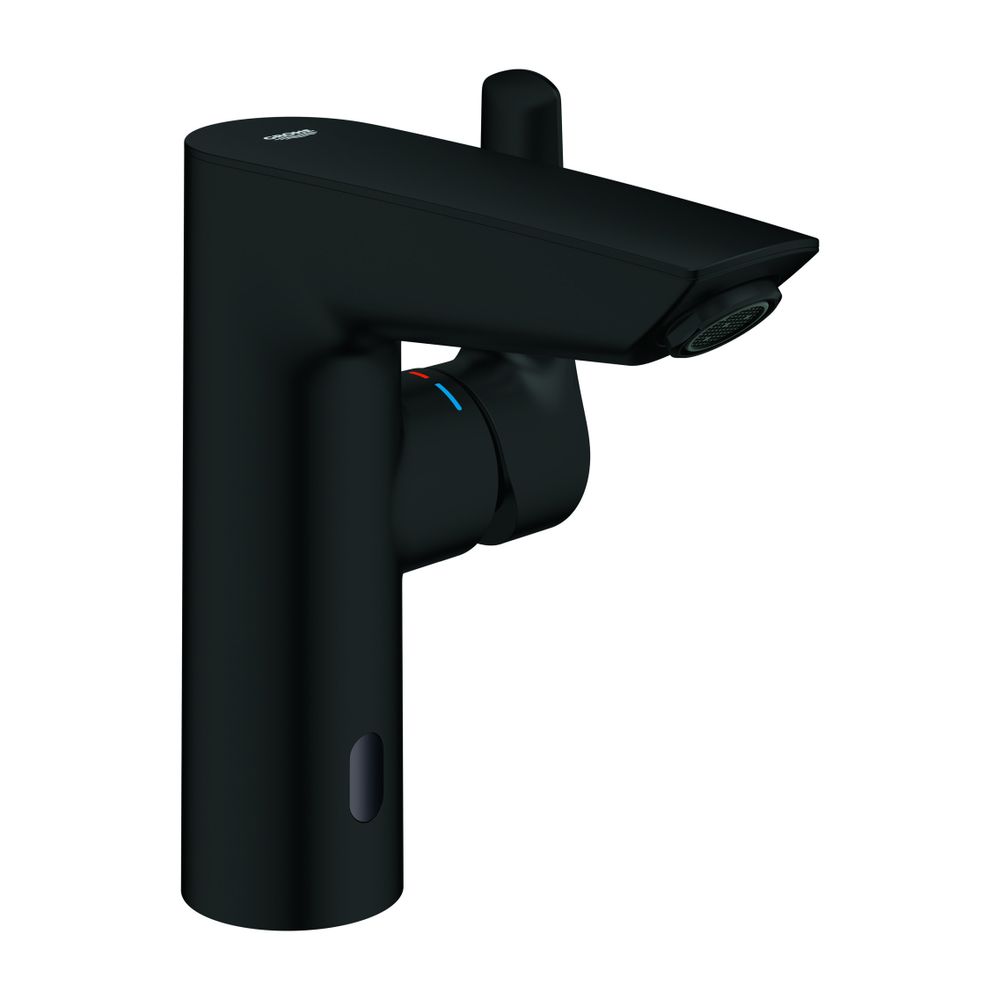 Grohe Eurosmart Einhand-Waschtischbatterie, M-Size, 2-in-1 Hybrid, Mattschwarz, glatte... GROHE-239752433 4067393017202 (Abb. 1)
