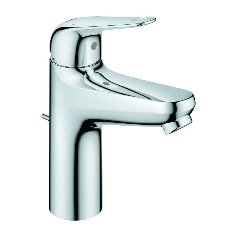 Grohe Euroeco Einhand-Waschtischbatterie, M-Size, M-Size, Zugstangen-Garnitur, Water Sa... GROHE-24265001 4005176742767 (Abb. 1)