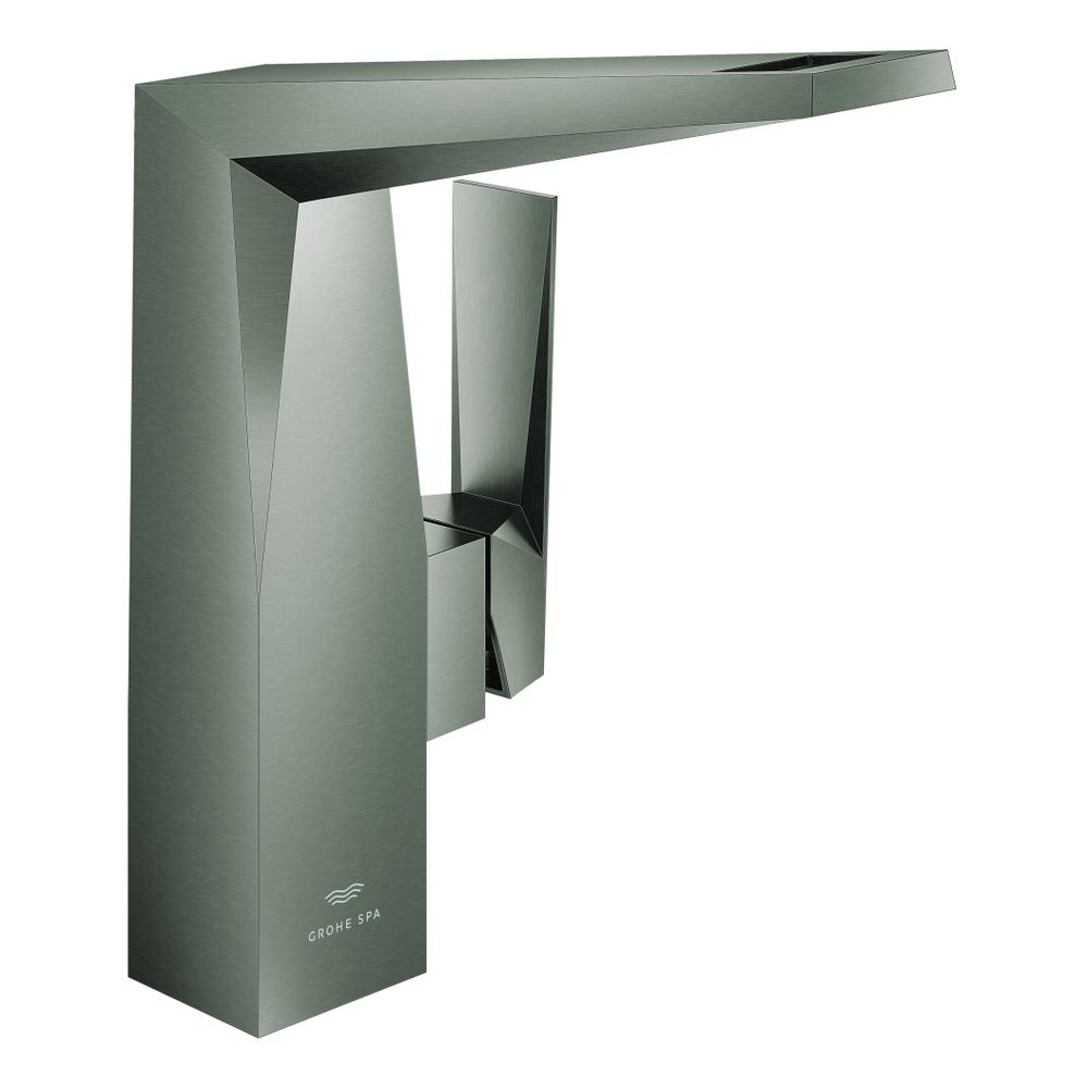 Grohe Allure Brilliant 1-Loch-Waschtischbatterie Einhand L-Size Hard Graphite gebürstet... GROHE-24345AL0 4005176759772 (Abb. 1)
