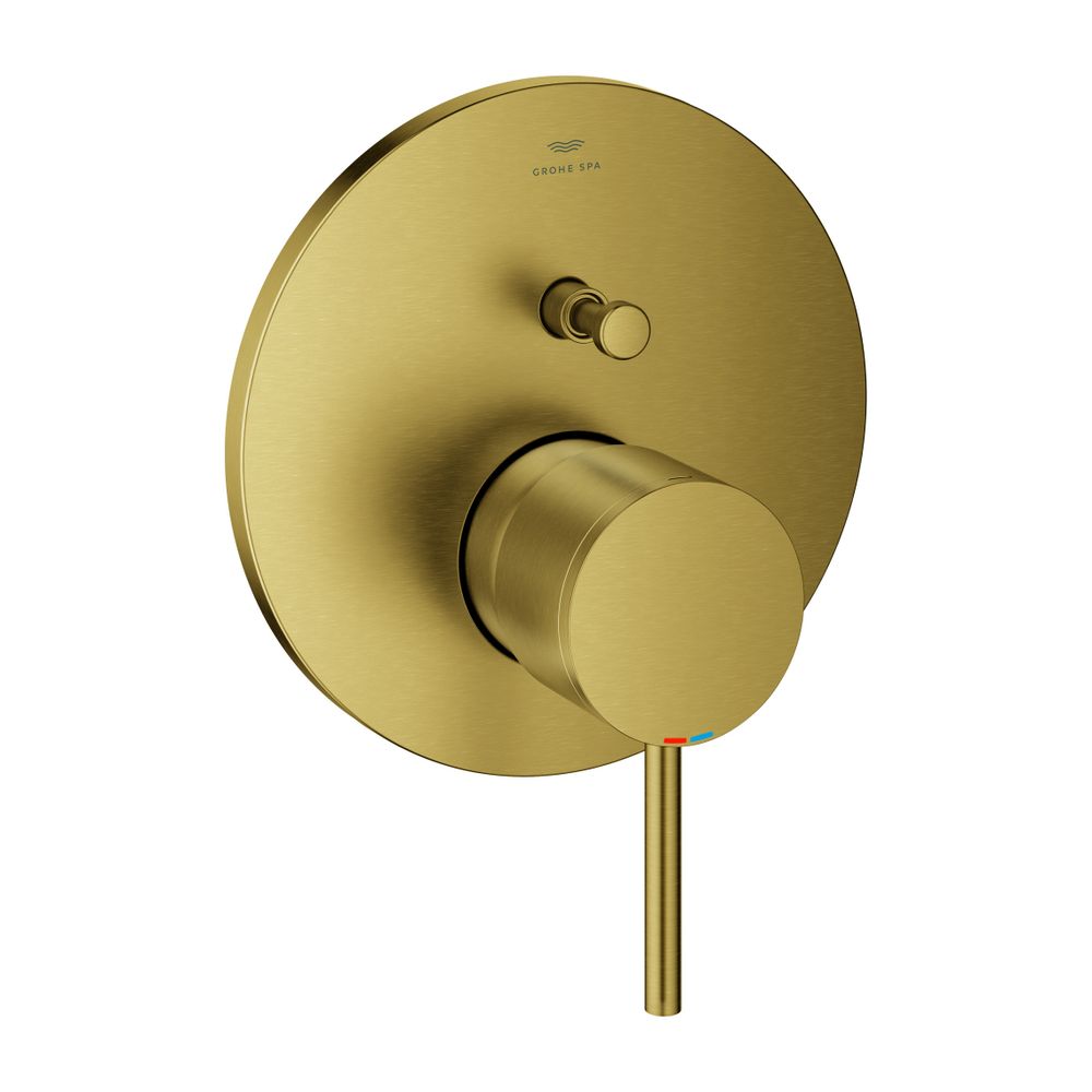 Grohe Atrio Einhand-Wannenbatterie Cool Sunrise gebürstet, Fertigmontageset für Rapido ... GROHE-24355GN0 4005176952166 (Abb. 1)