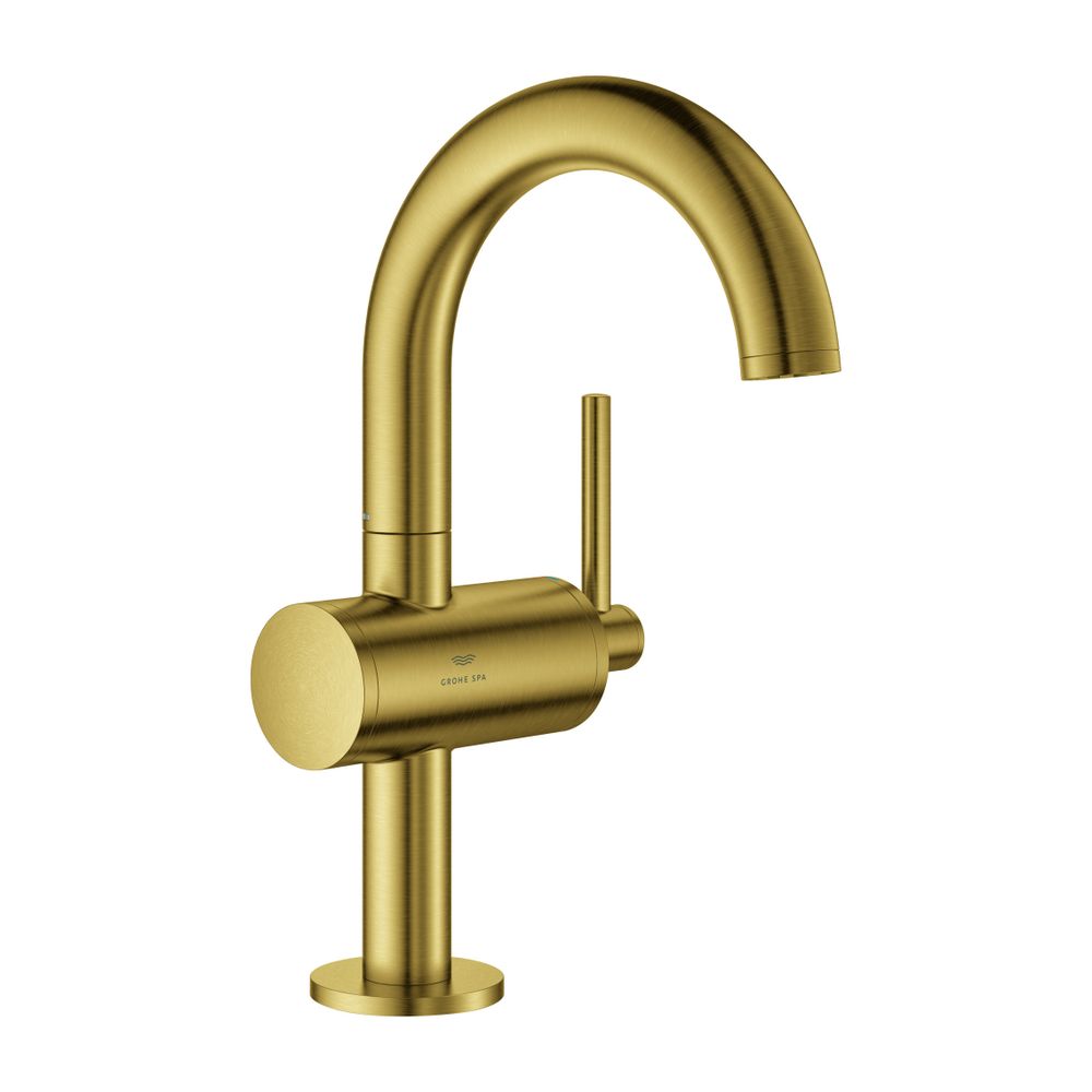 Grohe Atrio 1-Loch-Einhand-Waschtischbatterie, M-Size, Cool Sunrise gebürstet, schwenkb... GROHE-24363GN0 4005176952289 (Abb. 1)
